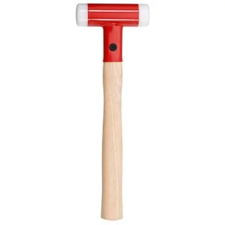 Hammer with nylon tips and ash handle 610gr.