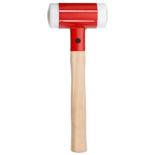Hammer with nylon tips and ash handle 1340gr.