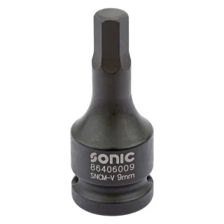 Impact bit socket 1/2" hex one piece 60mmL 14mm