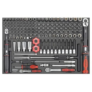 Combination set 1/4" and 3/8" SFS-M 143-pcs.