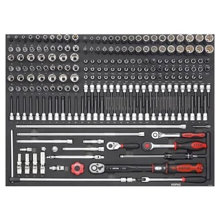 Combination set 3/8" SFS-XL 218-pcs.