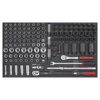 Combination set 1/2" SFS-L 136-pcs.