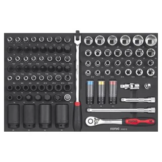 Combination set 1/2" SFS-M 95-pcs.