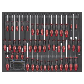 Combination set 1/4" and 3/8" SFS-M 163-pcs.