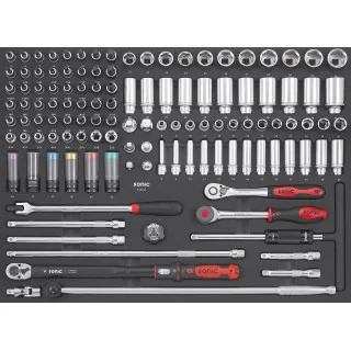 Combination set 1/2" SFS-XL 121-pcs.