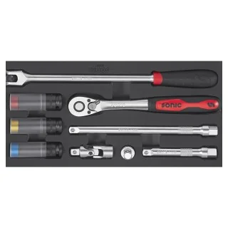 Combination set 1/2" SFS-S 9-pcs.