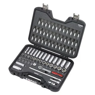 BMCS socket and bit socket set 3/8" 76-pcs.