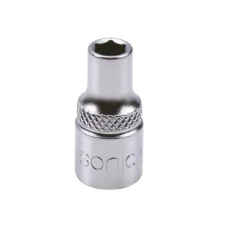 Flank socket 1/4" 6-point 8mm
