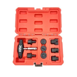 Oil drain plug remover set 9-pcs.