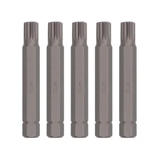Bit spline 10mm 75mm M10 5-pcs.