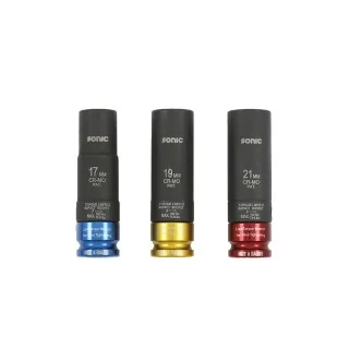 Torque impact socket set 1/2" 3-pcs