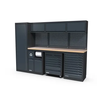 NEXT MSS setup wooden worktop high 2803mm