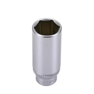 Flank socket 3/8" 6-point deep 19mm