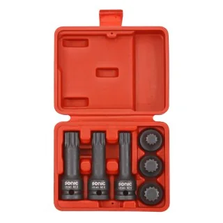Impact bit socketset 1/2" 6-pcs.